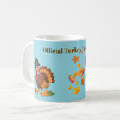 Official Turkey Taster Lucas Thanksgiving Mug Koffiemok (Voorkant links)