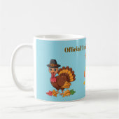 Official Turkey Taster Lucas Thanksgiving Mug Koffiemok (Links)