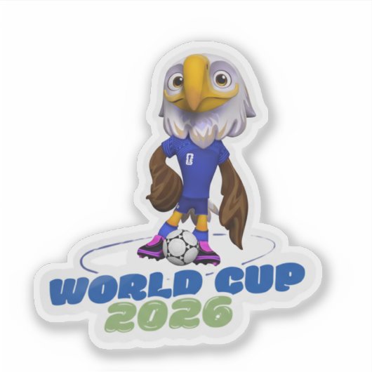 Official USA Mascot World Cup 2026  Sticker (Voorkant)