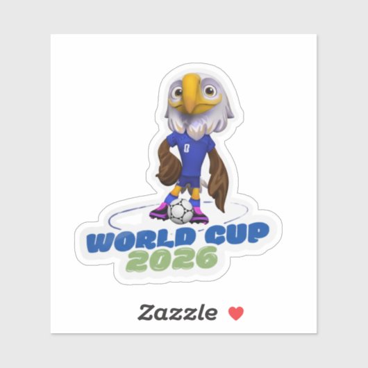 Official USA Mascot World Cup 2026  Sticker (Vel)