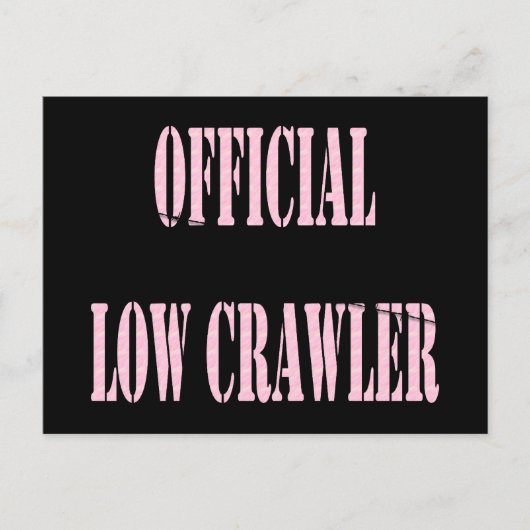 officiallowCrawlerUSCG2 Briefkaart (Voorkant)