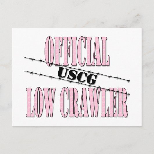 officiallowCrawlerUSCG2 Briefkaart (Voorkant)