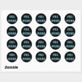 officiallowCrawlerUSCG Ronde Sticker (Vel)