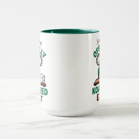 Officially Koala-fied Expert Funny Coffee Pun Mok (Midden)