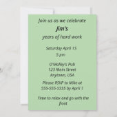 Officially Off the Quack Funny Retirement Kaart (Achterkant)