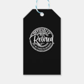 Officially Retired 2022 Not My Problem Anymore Cadeaulabel (Voorkant)