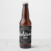 Officially Retired 2026 Not My Problem Anymore Bier Etiket (Voorkant)