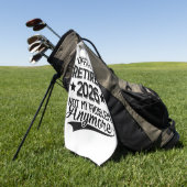 Officially Retired 2026 Not My Problem Anymore Golfhanddoek (Groen)