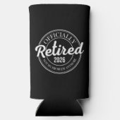 Officially Retired 2026 Not My Problem Anymore Seltzer Blikjeskoeler (Achterkant)