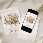 Officially Thir-Tea Matcha Tea Party 30th Birthday Kaart