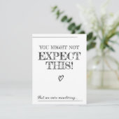 Officiant Proposal.Will u met ons trouwen Kaart (Staand voorkant)