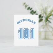 Officieel 101 briefkaart (Staand voorkant)