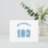 Officieel 103 briefkaart (Staand voorkant)