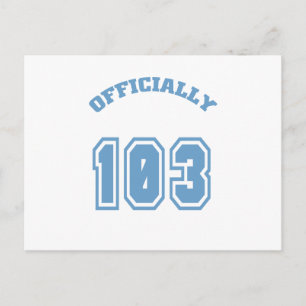 Officieel 103 briefkaart