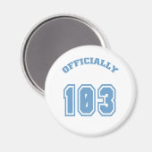 Officieel 103 magneet (Voorkant / Achterkant)