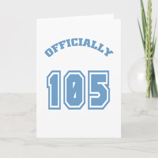 Officieel 105 kaart (Voorkant)
