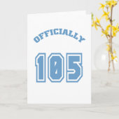 Officieel 105 kaart (Gele Bloem)