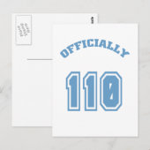 Officieel 110 briefkaart (Voorkant / Achterkant)