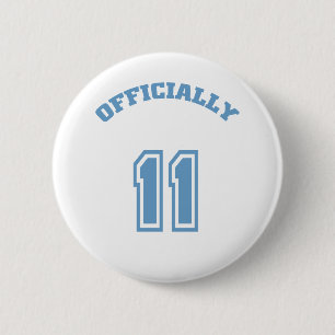 Officieel 11 ronde button 5,7 cm