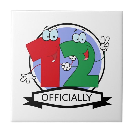Officieel 12 zondagse banner tegeltje (Voorkant)