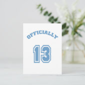 Officieel 13 briefkaart (Staand voorkant)