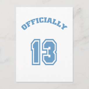 Officieel 13 briefkaart