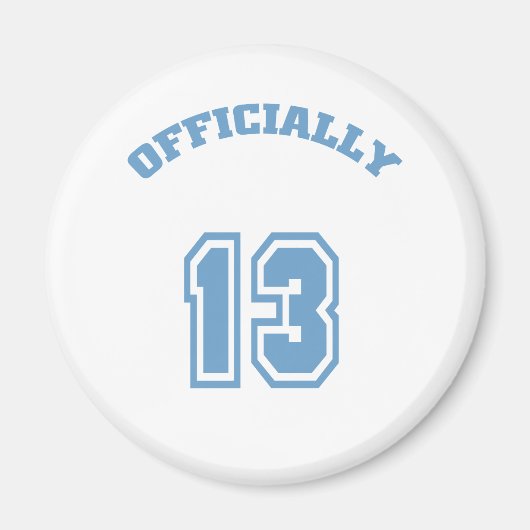 Officieel 13 magneet (Voorkant)