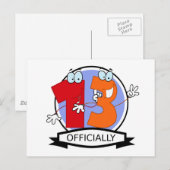 Officieel 13 Verjaardag Logo Briefkaart (Voorkant / Achterkant)