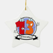 Officieel 13 zondagse banner keramisch ornament (Voorkant)