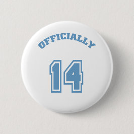 Officieel 14 ronde button 5,7 cm