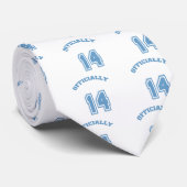 Officieel 14 stropdas (Opgerold)