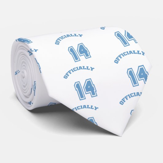 Officieel 14 stropdas (Opgerold)