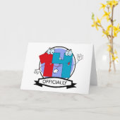 Officieel 14 Verjaardag Logo Kaart (Gele Bloem)