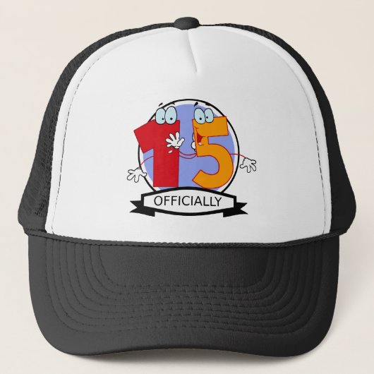 Officieel 15 zondagse banner trucker pet (Voorkant)
