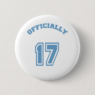 Officieel 17 ronde button 5,7 cm