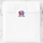 Officieel 18 Verjaardag Logo Hart Sticker (Tas)