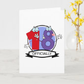 Officieel 18 zondagse banner kaart (Gele Bloem)