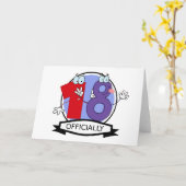 Officieel 18 zondagse banner kaart (Gele Bloem)