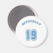 Officieel 19 magneet (Voorkant / Achterkant)