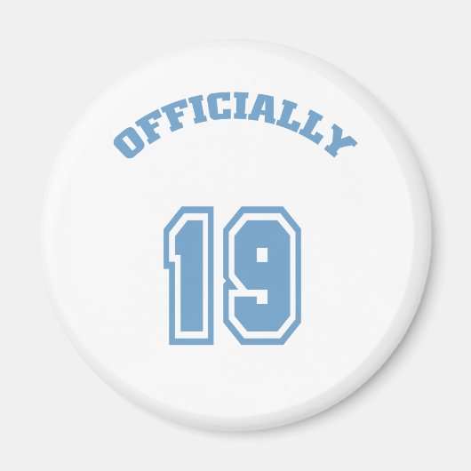 Officieel 19 magneet (Voorkant)