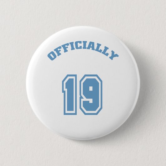 Officieel 19 ronde button 5,7 cm (Voorkant)