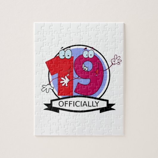 Officieel 19 zondagse banner legpuzzel (Verticaal)