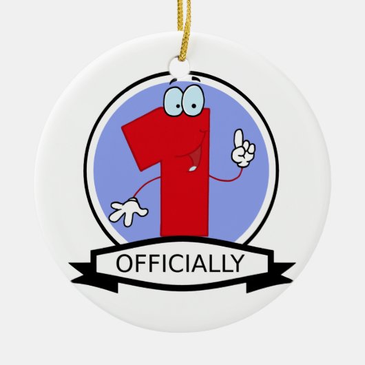 Officieel 1 zondagstanner keramisch ornament (Voorkant)