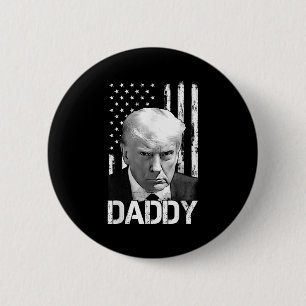 Officieel 2025 Trump Daddy _2 Ronde Button 5,7 Cm