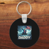 Officieel 2025 Trump Daddy  Sleutelhanger (Voorkant)