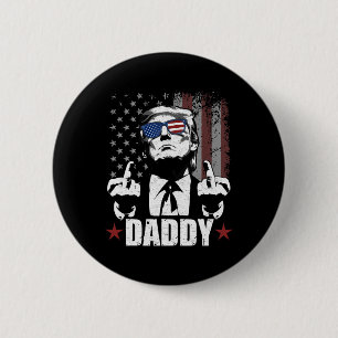 Officieel 2025 Trump Daddyofficial 2025 Trump Dadd Ronde Button 5,7 Cm