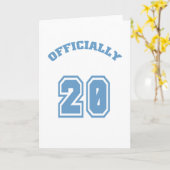 Officieel 20 kaart (Gele Bloem)
