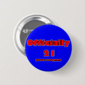 officieel 21 nu ronde button 5,7 cm (Voorkant /achterkant)