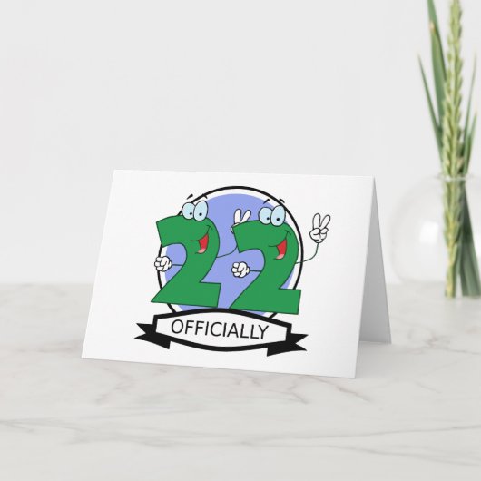 Officieel 22 zondagse banner kaart (Voorkant)