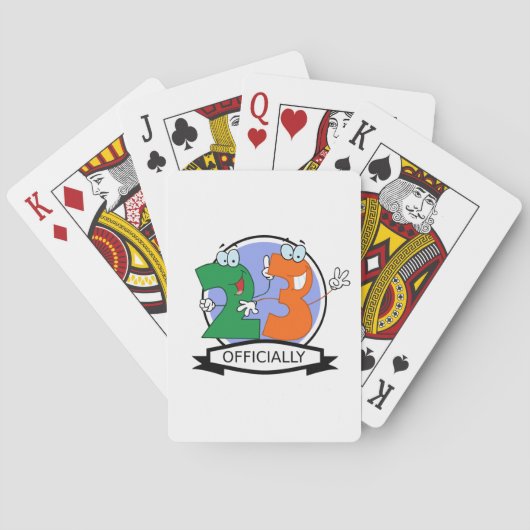 Officieel 23 Verjaardag Logo Pokerkaarten (Achterkant)